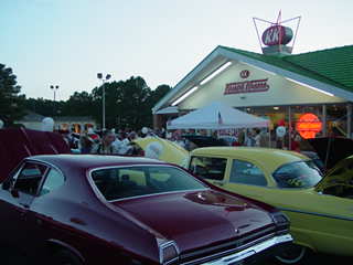 Ronnie Baker's red '70 Chevelle won "Cleanest Engine".